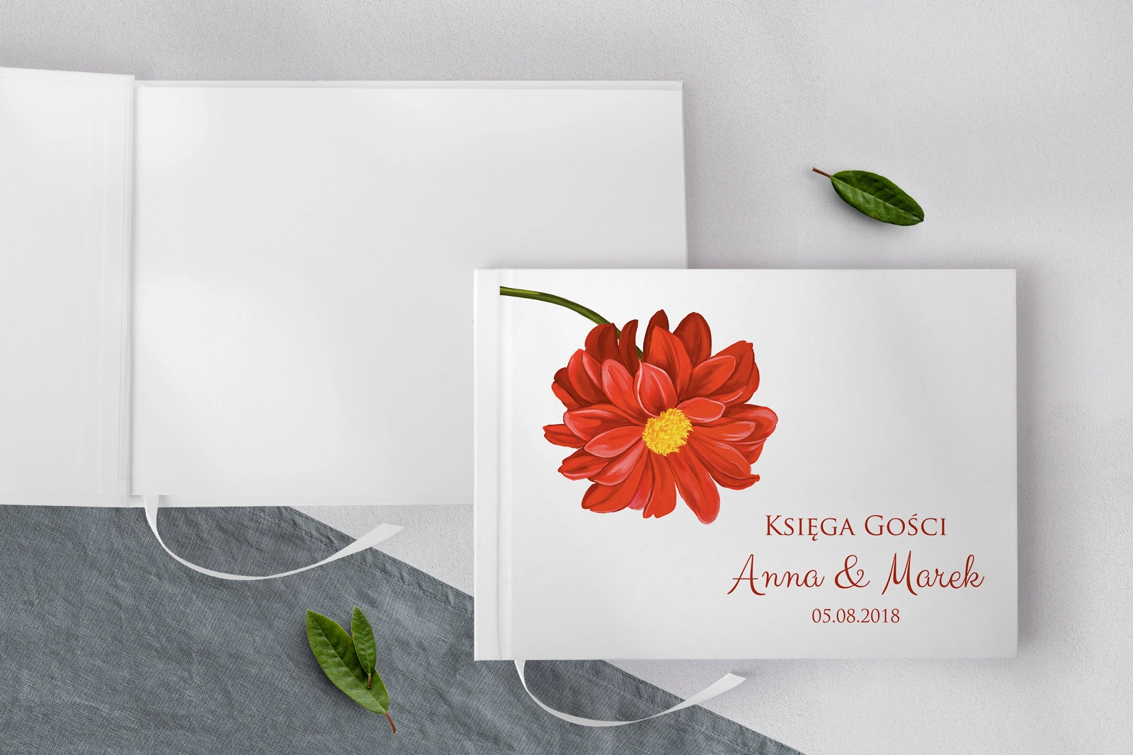 Księga Gości Weselnych Sweet Love Motyw 5