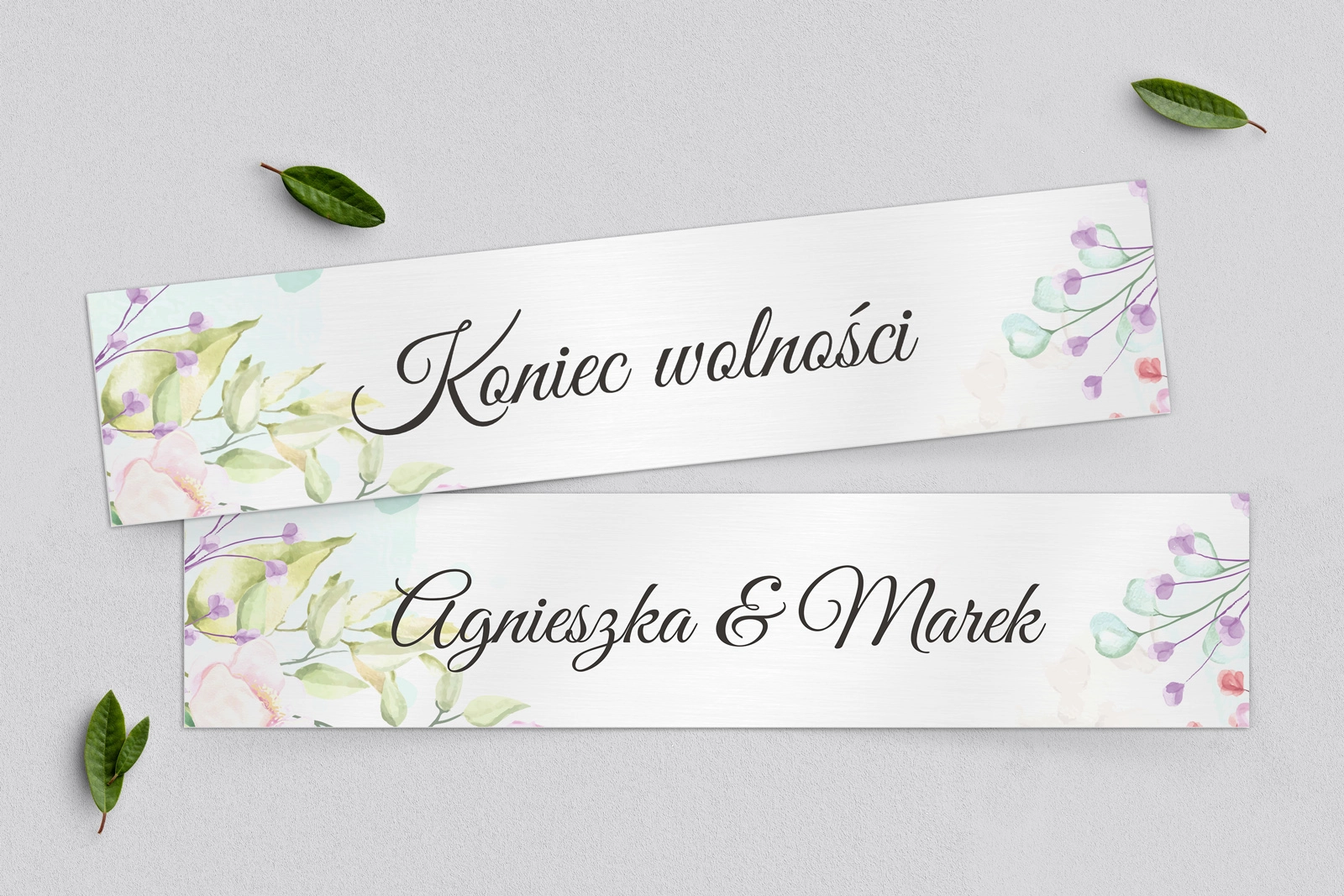 Tablice Rejestracyjne 2 szt. - Amelia - Motyw 2