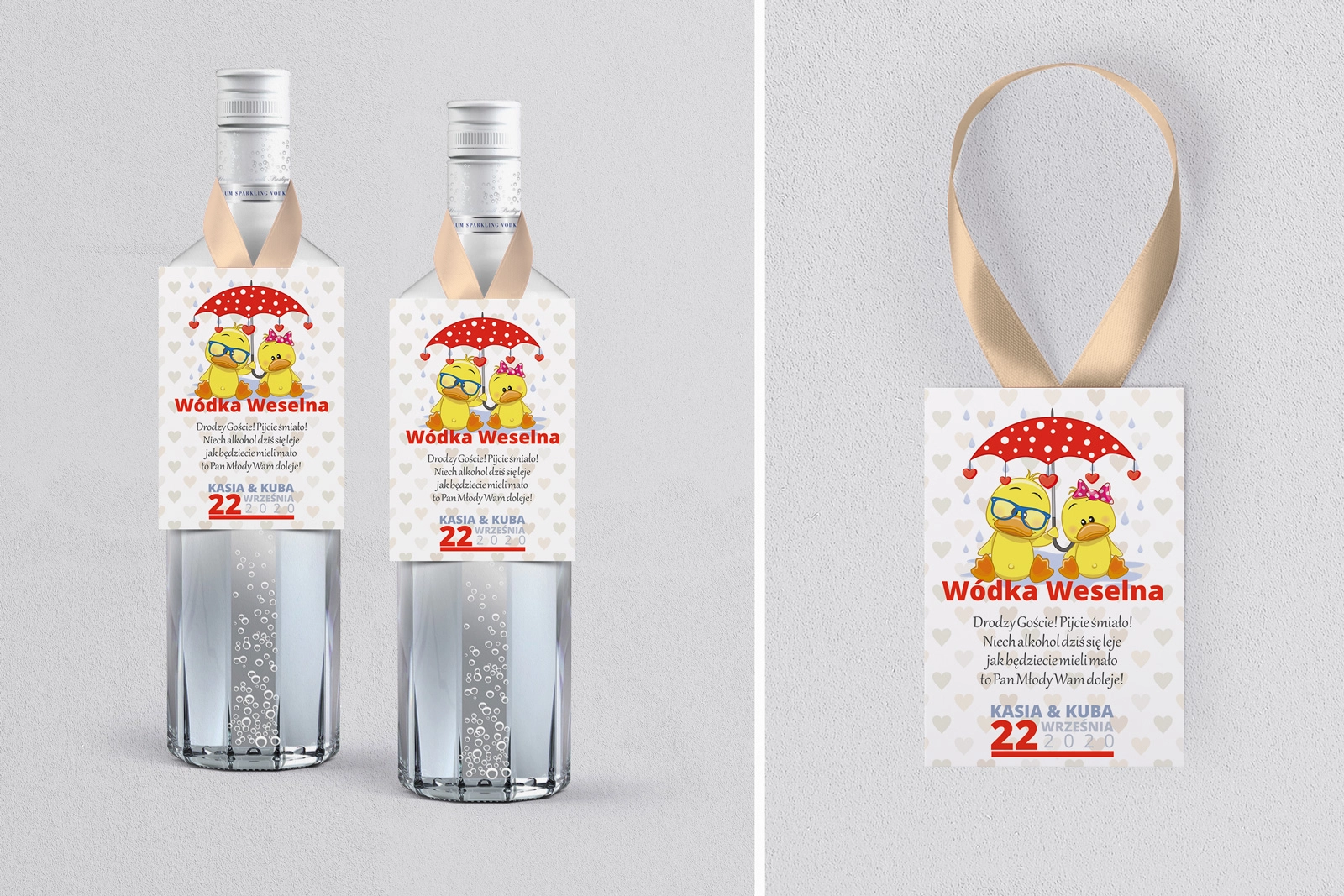 Zawieszka na alkohol Uroczy Deszcz Motyw 5