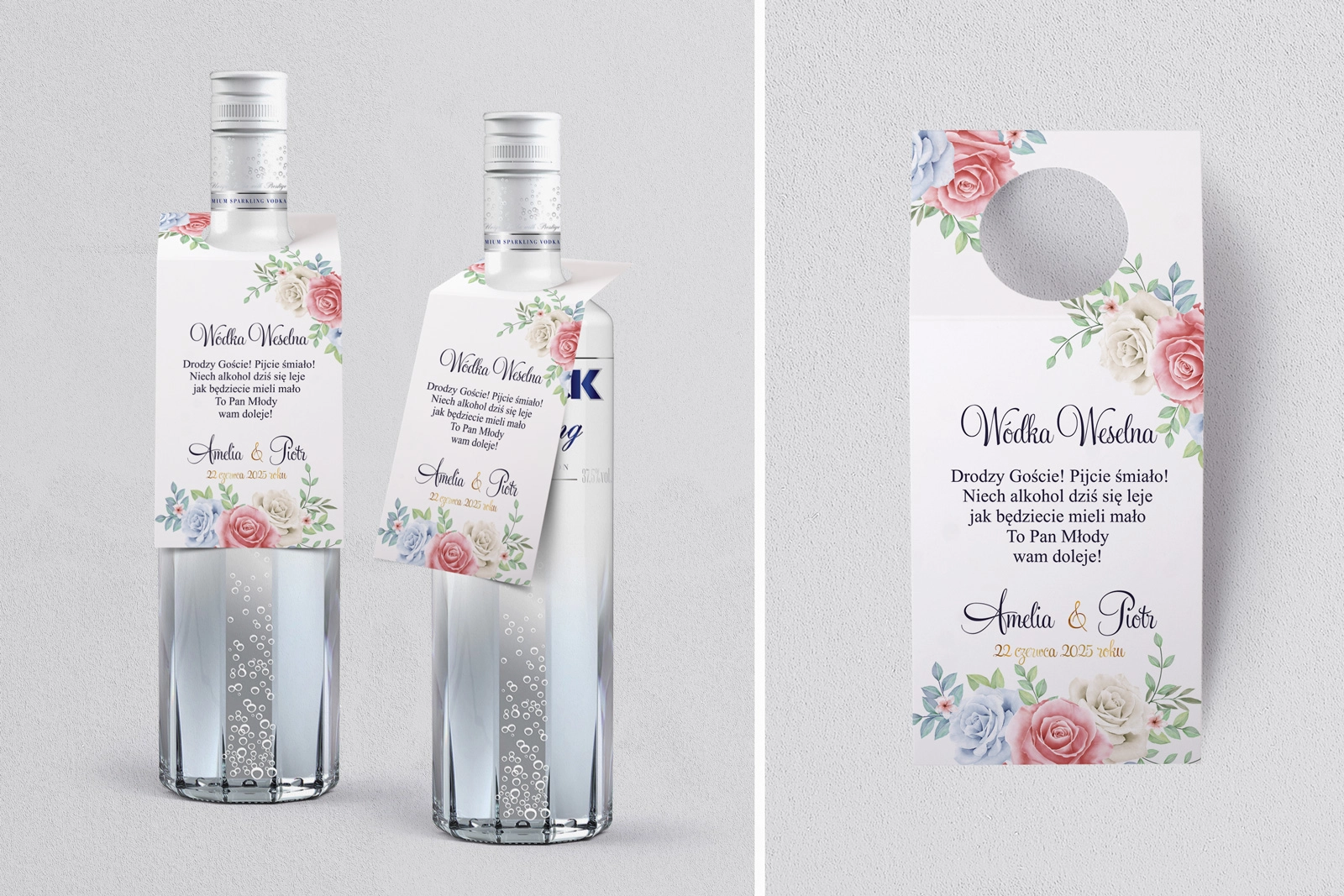 Zawieszka na alkohol oczko Geometryczne Serce - Motyw 3