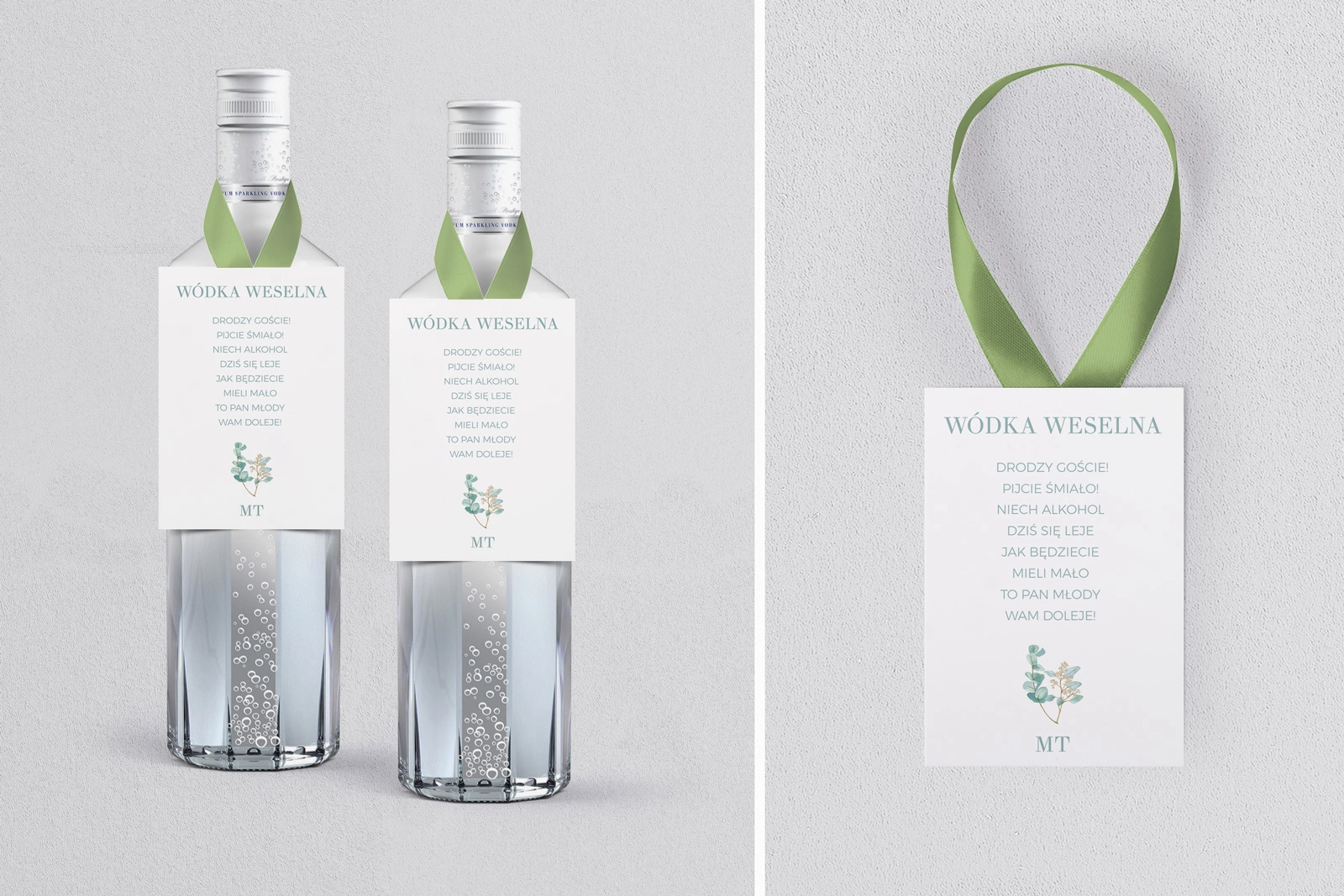 Zawieszka na alkohol Eukaliptus - Motyw 1