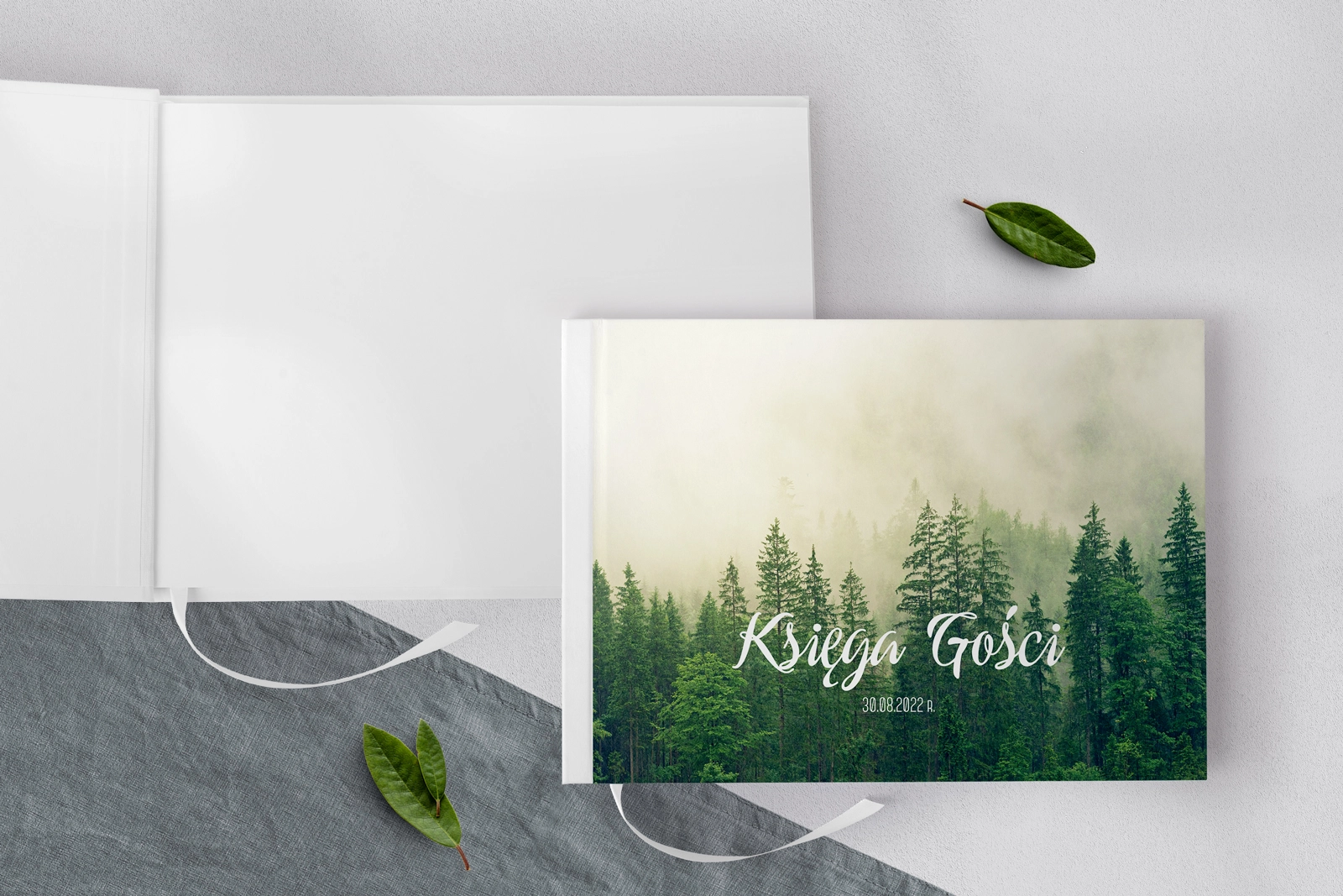 Księga Gości Weselnych Forest - Motyw 1