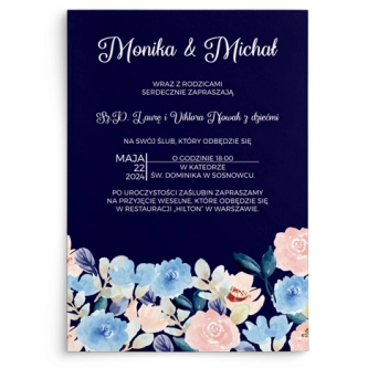 Zaproszenia ślubne Wildflowers - Motyw 2