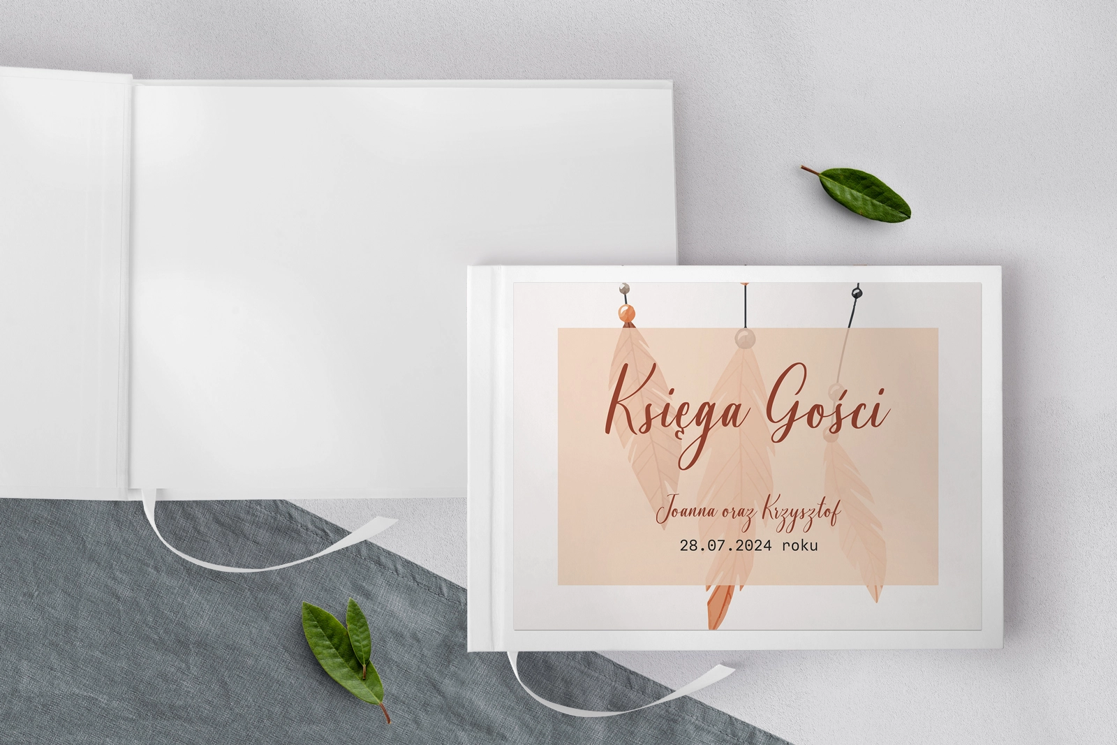 Księga Gości Weselnych Butterflies Motyw 1