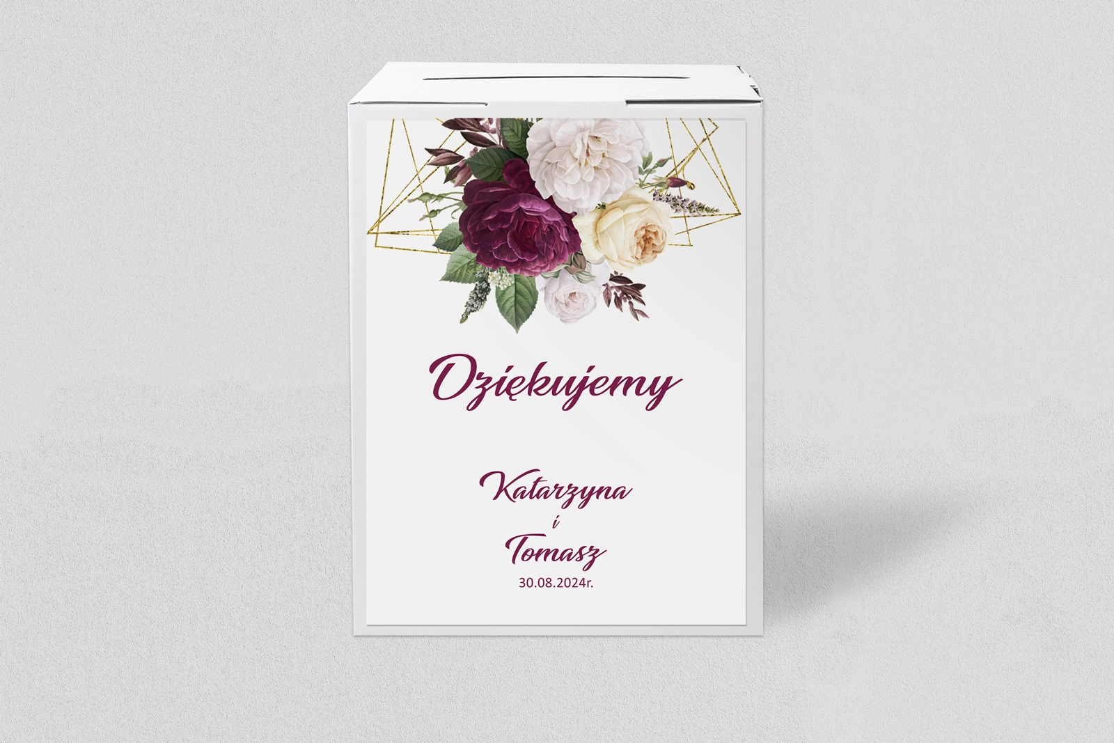 Pudełko na koperty i pieniądze Modena Motyw 1