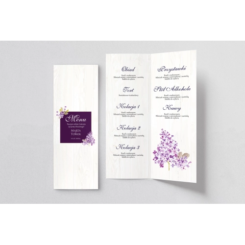 Menu Weselne Biała Stodoła - Motyw 1